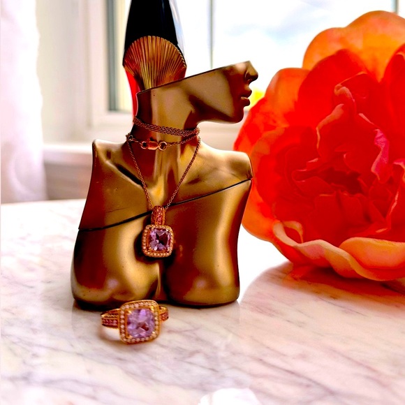 14k levian necklace and ring set - Picture 4 of 12